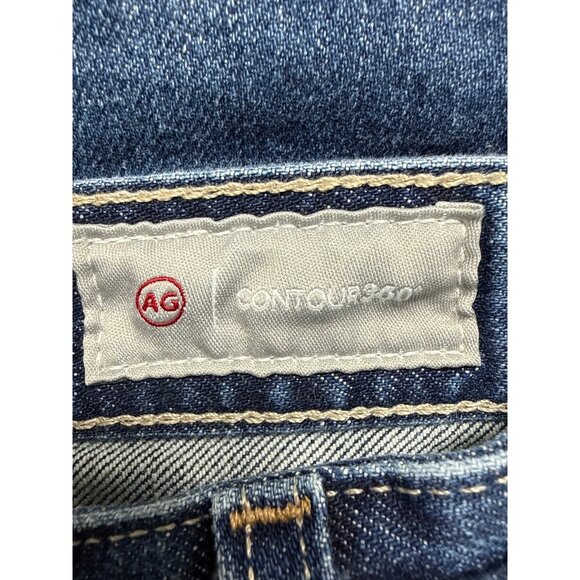 AG Womens 26 Jeans Alexxis High Rise Straight Leg Button Fly Blue Japanese Denim - Picture 5 of 13